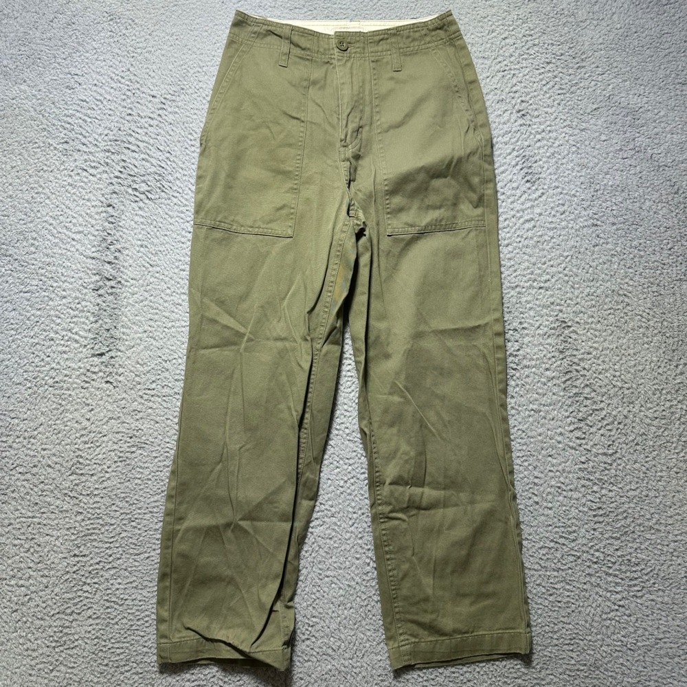 Brixton Utility Pants Womens 25 Olive‎ Green Fatigue Workwear Cotton